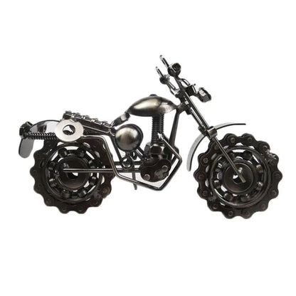 Vintage Motorcycle Figurine