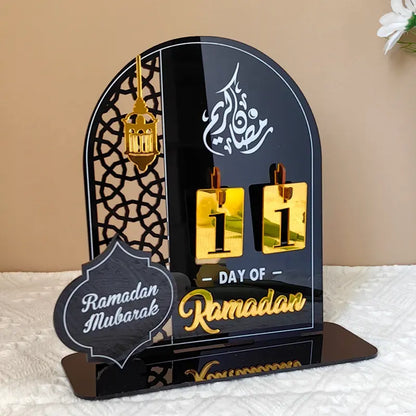 Acrylic Countdown Calendar for Ramadan