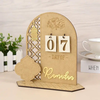 Acrylic Countdown Calendar for Ramadan