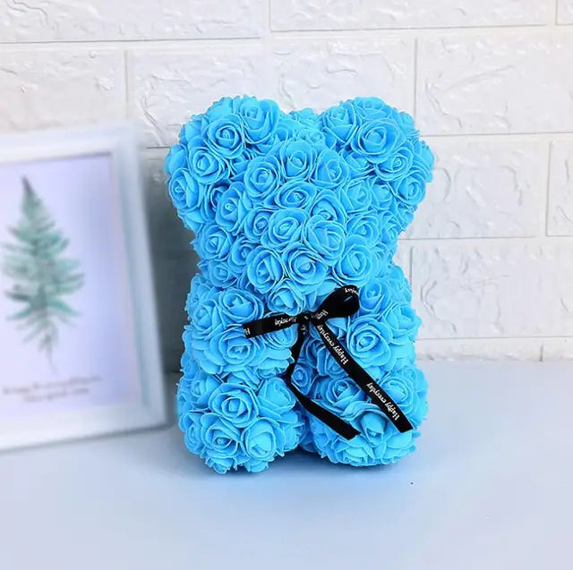 Artificial Rose Bear