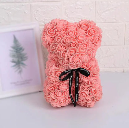 Artificial Rose Bear