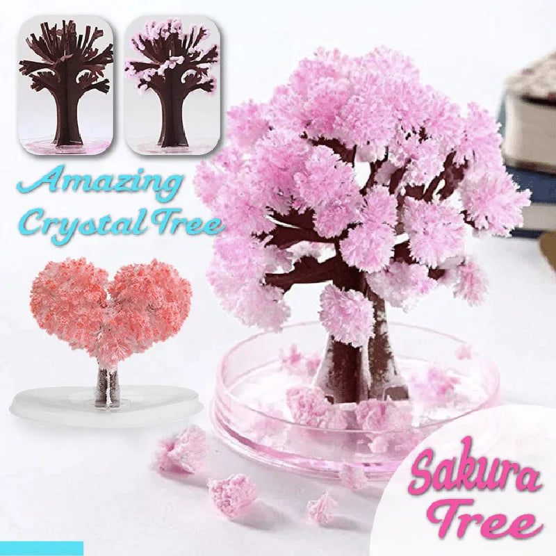 DIY Growing Tree Paper Sakura Crystal Trees Kit