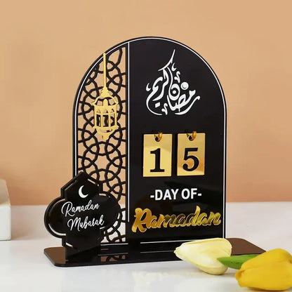 Acrylic Countdown Calendar for Ramadan