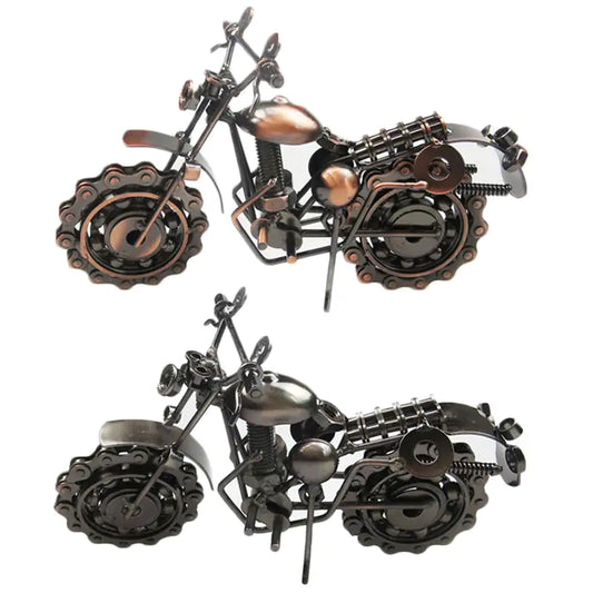 Vintage Motorcycle Figurine