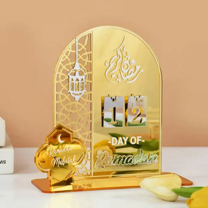 Acrylic Countdown Calendar for Ramadan